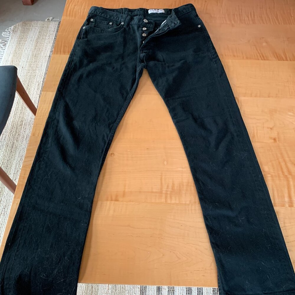 Gustin Japan Selvedge Bedford Corduroy - Black / Size 33 X 31 Slim Fit